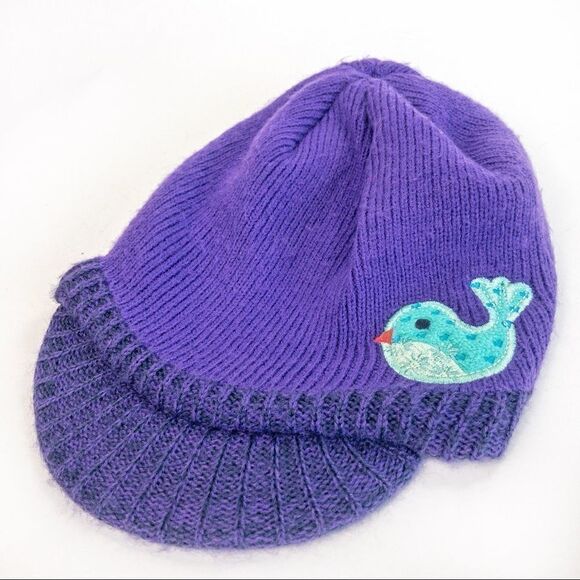 Put a Bird On It Purple Brimmed Hat - Picture 6 of 9